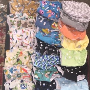 Cloth baby diapers OS